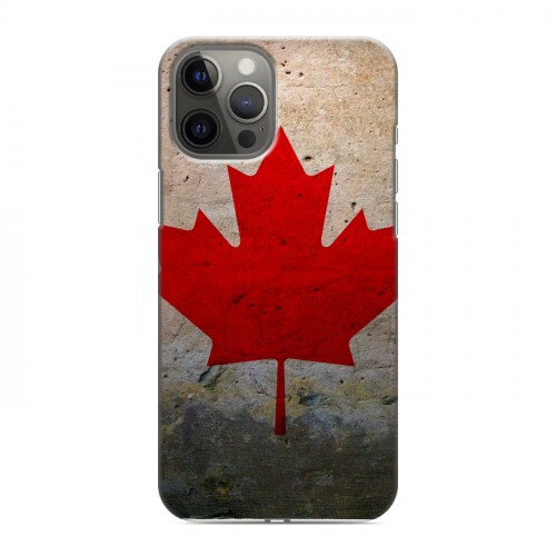 Дизайнерский силиконовый чехол для Iphone 12 Pro Max Флаг Канады