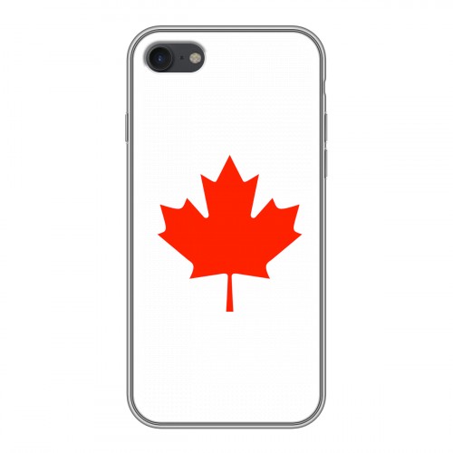 Дизайнерский силиконовый чехол для Iphone 7 Флаг Канады