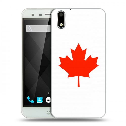 Дизайнерский пластиковый чехол для Ulefone Paris Флаг Канады