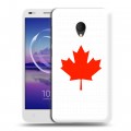 Дизайнерский силиконовый чехол для Alcatel U5 HD 5047d Флаг Канады