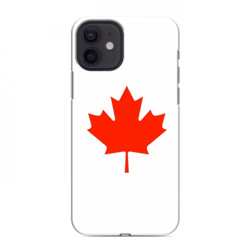 Дизайнерский силиконовый чехол для Iphone 12 Флаг Канады