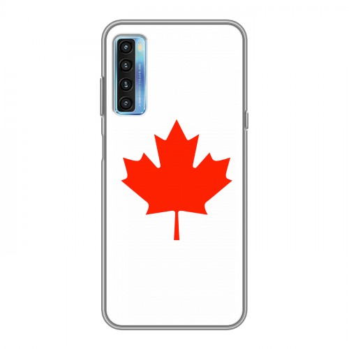 Дизайнерский силиконовый чехол для TCL 20L Флаг Канады