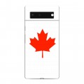 Дизайнерский силиконовый чехол для Google Pixel 6 Флаг Канады