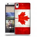 Дизайнерский силиконовый чехол для HTC Desire 626 Флаг Канады