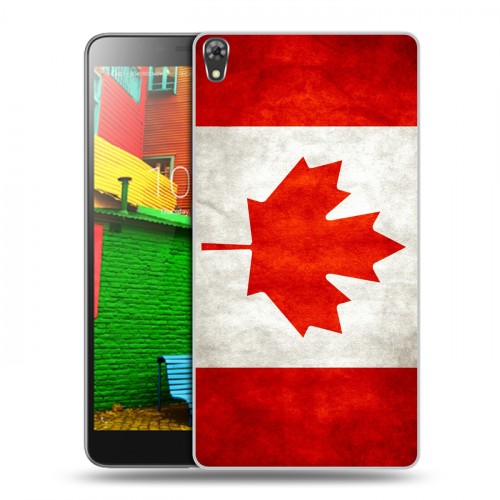 Дизайнерский силиконовый чехол для Lenovo Phab Флаг Канады