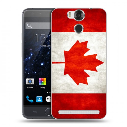 Дизайнерский пластиковый чехол для Ulefone Power Флаг Канады