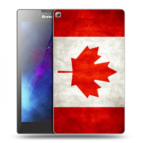 Дизайнерский силиконовый чехол для Lenovo Tab 2 A7-20 Флаг Канады