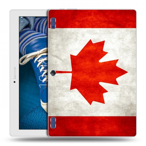 Дизайнерский силиконовый чехол для Lenovo Tab 2 A10-30 Флаг Канады