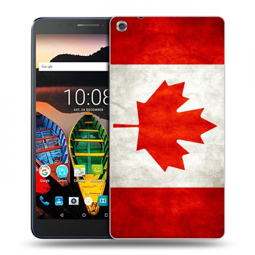 Дизайнерский силиконовый чехол для Lenovo Tab 3 7 Plus Флаг Канады