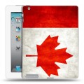 Дизайнерский пластиковый чехол для Ipad 2/3/4 Флаг Канады