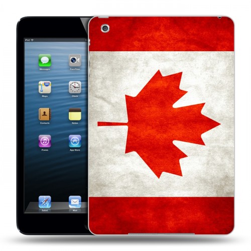 Дизайнерский пластиковый чехол для Ipad Mini Флаг Канады