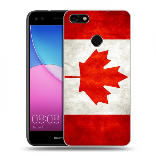 Дизайнерский пластиковый чехол для Huawei Nova Lite (2017) Флаг Канады
