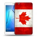 Дизайнерский силиконовый чехол для Huawei MediaPad T3 7 3G Флаг Канады