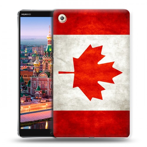Дизайнерский пластиковый чехол для Huawei MediaPad M5 8.4 Флаг Канады