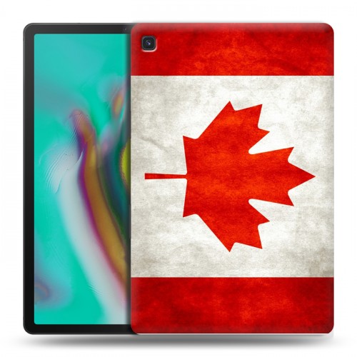 Дизайнерский пластиковый чехол для Samsung Galaxy Tab S5e Флаг Канады