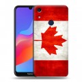 Дизайнерский пластиковый чехол для Huawei Honor 8A Флаг Канады