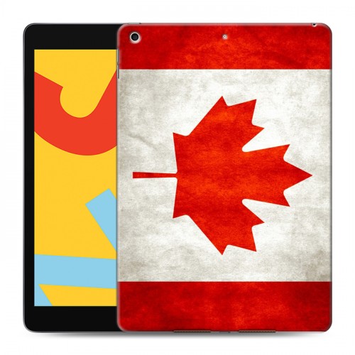 Дизайнерский силиконовый чехол для Ipad 10.2 (2019) Флаг Канады