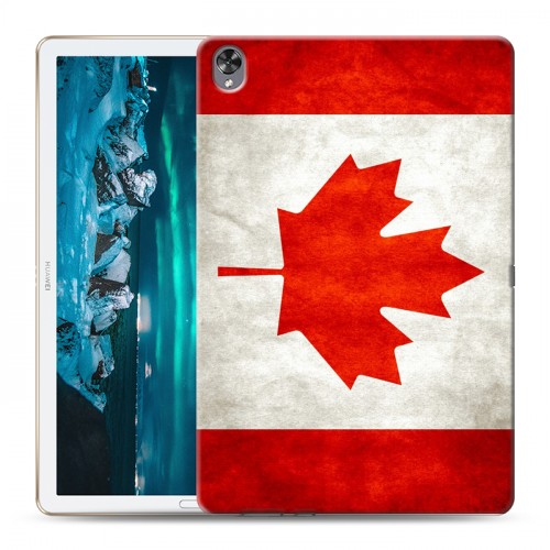 Дизайнерский пластиковый чехол для Huawei MediaPad M6 10.8 Флаг Канады