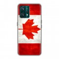 Дизайнерский пластиковый чехол для Realme 9 Pro Plus Флаг Канады