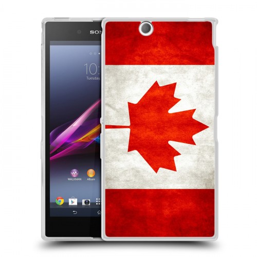 Дизайнерский пластиковый чехол для Sony Xperia Z Ultra  Флаг Канады