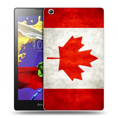 Дизайнерский силиконовый чехол для Lenovo Tab 2 A8 Флаг Канады