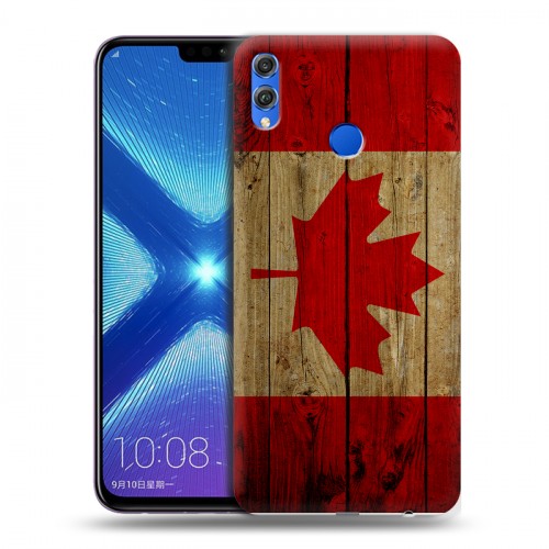 Дизайнерский силиконовый чехол для Huawei Honor 8X Флаг Канады
