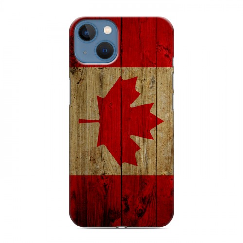 Дизайнерский силиконовый чехол для Iphone 13 Флаг Канады
