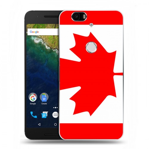 Дизайнерский силиконовый чехол для Google Huawei Nexus 6P Флаг Канады