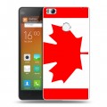 Дизайнерский пластиковый чехол для Xiaomi Mi4S Флаг Канады