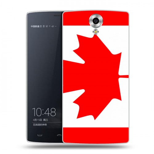 Дизайнерский силиконовый чехол для Homtom HT7 Флаг Канады