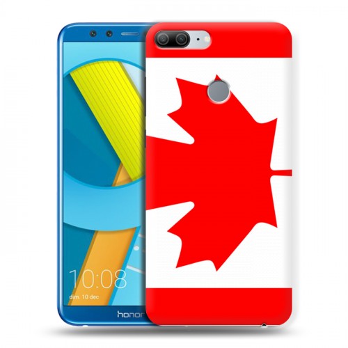 Дизайнерский пластиковый чехол для Huawei Honor 9 Lite Флаг Канады