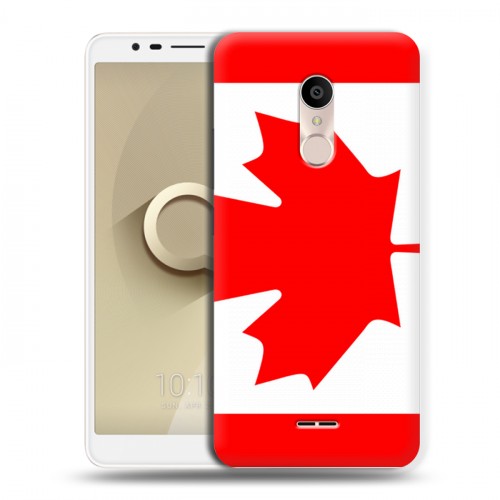 Дизайнерский силиконовый чехол для Alcatel 3C Флаг Канады