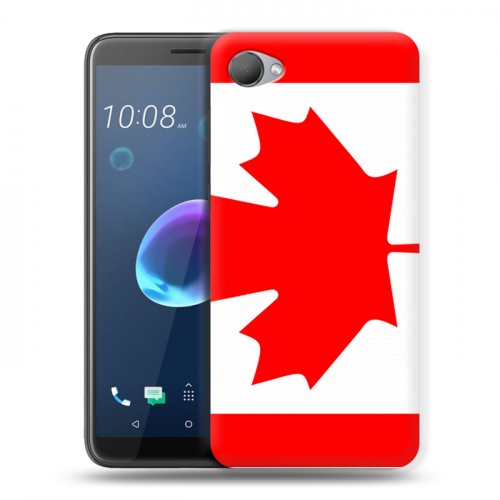 Дизайнерский пластиковый чехол для HTC Desire 12 Флаг Канады