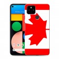Дизайнерский силиконовый чехол для Google Pixel 4a 5G Флаг Канады