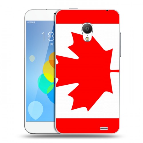 Дизайнерский пластиковый чехол для  Meizu MX3 Флаг Канады