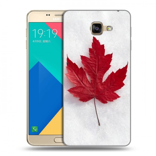 Дизайнерский силиконовый чехол для Samsung Galaxy A9 Флаг Канады