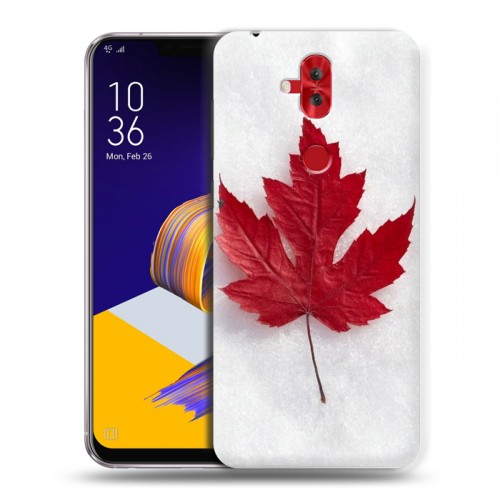 Дизайнерский пластиковый чехол для ASUS ZenFone 5 Lite Флаг Канады