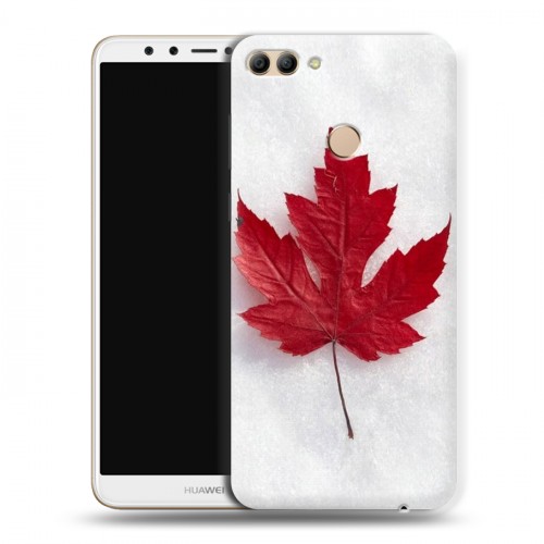 Дизайнерский пластиковый чехол для Huawei Y9 (2018) Флаг Канады