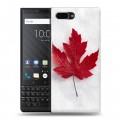 Дизайнерский пластиковый чехол для BlackBerry KEY2 Флаг Канады