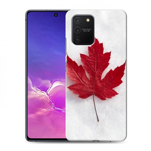 Дизайнерский пластиковый чехол для Samsung Galaxy S10 Lite Флаг Канады