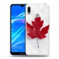 Дизайнерский пластиковый чехол для Huawei Y6 (2019) Флаг Канады