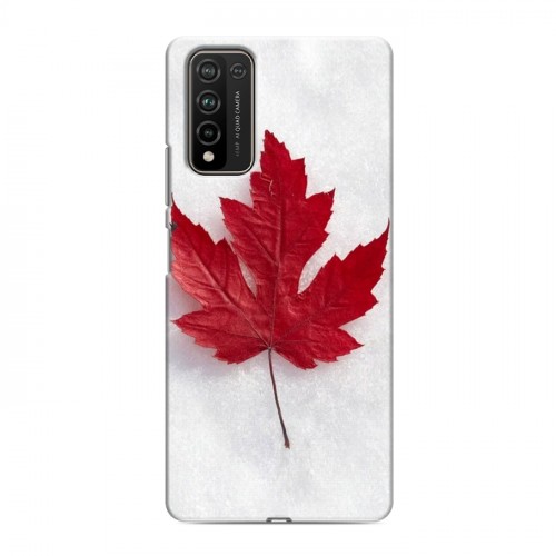 Дизайнерский пластиковый чехол для Huawei Honor 10X Lite Флаг Канады