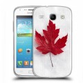 Дизайнерский силиконовый чехол для Samsung Galaxy Core Флаг Канады