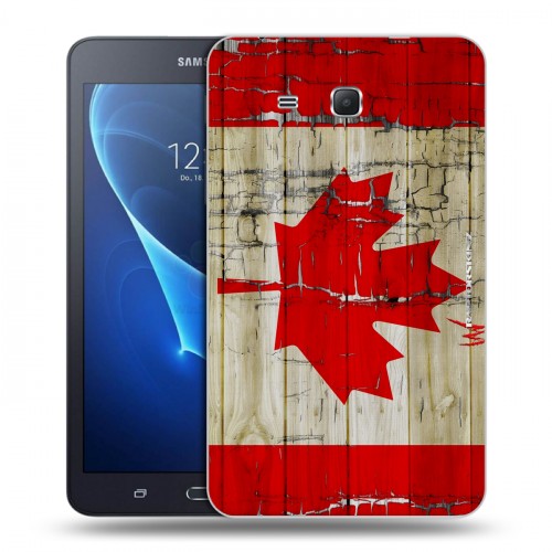 Дизайнерский силиконовый чехол для Samsung Galaxy Tab A 7 (2016) Флаг Канады