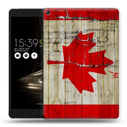 Дизайнерский силиконовый чехол для Asus ZenPad 3S 10 LTE Флаг Канады