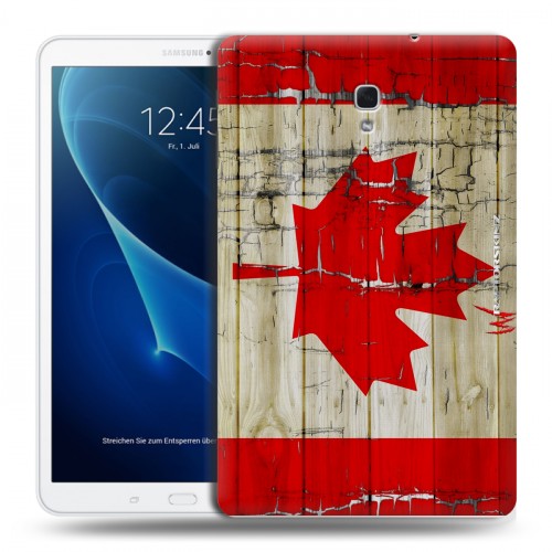Дизайнерский силиконовый чехол для Samsung Galaxy Tab A 10.5 Флаг Канады