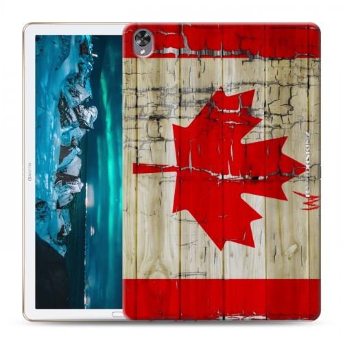Дизайнерский силиконовый чехол для Huawei MediaPad M6 10.8 Флаг Канады