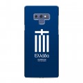 Дизайнерский силиконовый чехол для Samsung Galaxy Note 9 Флаг Греции