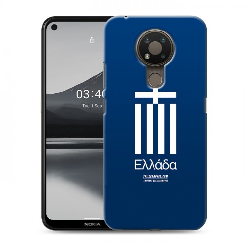 Дизайнерский пластиковый чехол для Nokia 3.4 Флаг Греции