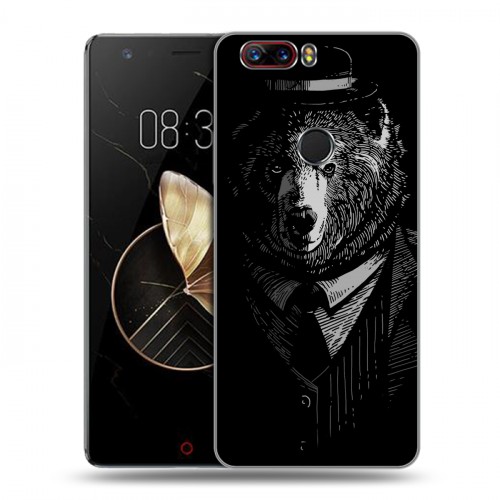 Дизайнерский пластиковый чехол для ZTE Nubia Z17 Хищные джентльмены